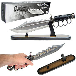 15 Inch Triple Edged Fantasy Shark Knife