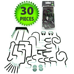 30 Piece Hang it Yourself Home Organization Hook Set
