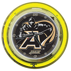 Army Neon Clock - 14 Inch Diameter