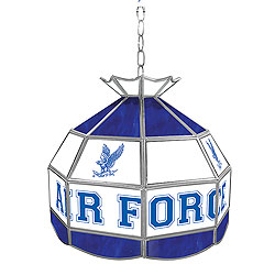 Air Force Stained Glass Tiffany Lamp - 16 Inch