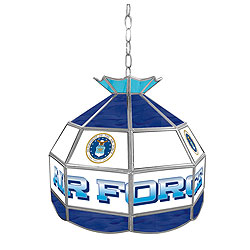 United States Air Force Stained Glass Tiffany Lamp 16 Inch