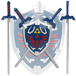 Legend Of Zelda Mini Sword Set with Shield