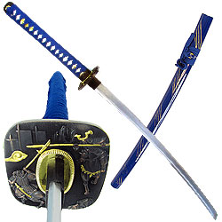 41 Inch Samurai Katana Sword with Blood Carving Line
