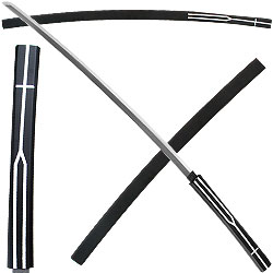 Mugen Shirasaya Stick Sword Natural Black Wood 41 Inches