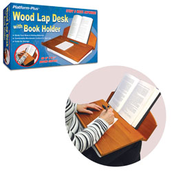 Lap Desks - Wooden Lap Desk With Book Holder