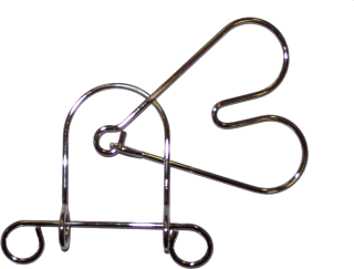 Brain Teaser Puzzles - Puzzle Master US1 Heart Breaker Wire Brain Teaser Puzzle