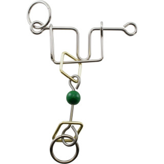 Brain Teaser Puzzles - Puzzle Master US63 Pendulum Wire Brain Teaser Puzzle