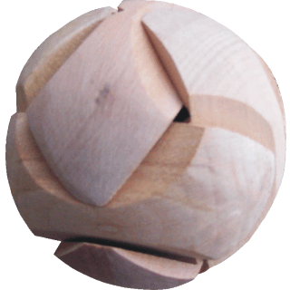 Brain Teaser Puzzles - Puzzle Master USX3 Soccer Block Wood Brain Teaser Puzzle