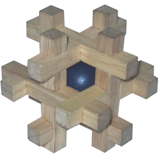 Wood Puzzles - Puzzle Master USX14 Dungeon Wood Brain Teaser Puzzle