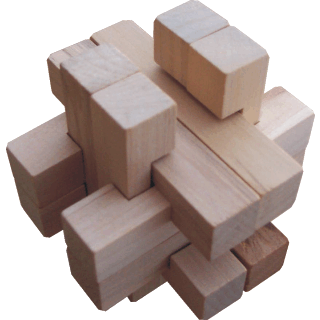 Wood Puzzles - Puzzle Master USX4 Star Box Wood Brain Teaser Puzzle