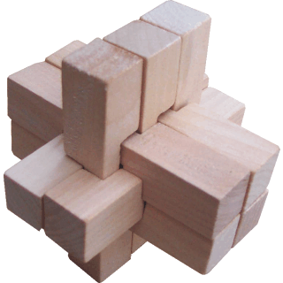 Wood Puzzles - Puzzle Master USX6 Avenger Wood Brain Teaser Puzzle