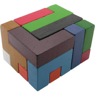 Wood Puzzles - Puzzle Master USX17 Shape Shifter Wood Brain Teaser Puzzle