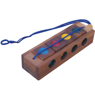Wood Puzzles - Puzzle Master UST4 DNA Wood Brain Teaser Puzzle