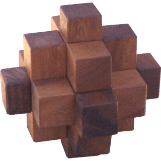 Puzzle Master UST7 Mayhem Wood Brain Teaser Puzzle
