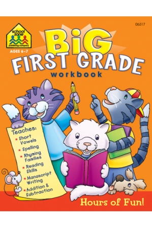 School Zone 6317 First Grade Workbook