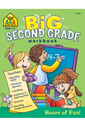 School Zone 6318 Second Grade Workbook