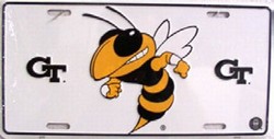 LP 856 Georgia Tech Yellow Jackets License Plate 2090