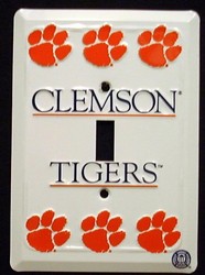 Clemson Tigers Light Switch Covers (single) Plates LS10001