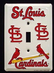St Louis Cardinals Light Switch Covers (single) Plates LS10042