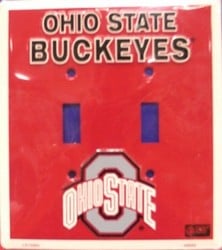 Ohio State Buckeyes Light Switch Covers (double) Plates LS12005