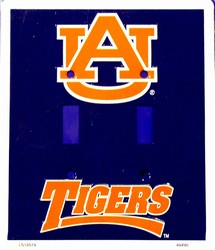 Auburn University Tigers Light Switch Covers (double) Plates LS12019
