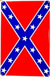 LGP 014 12 X 18 Confederate Flag Sign PS30033