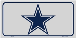 LP - 1216 Cowboys Country Blue Star License Plate - X394