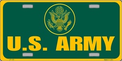 LP - 122 US Army License Plate - 594