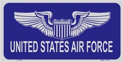 LP - 126 US Air Force License Plate - 598