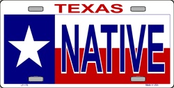 LP - 176 Texas Native License Plate - 2410