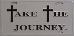 LP - 260 Take the Journey License Plate - 6718