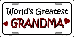 LP - 273 World s Greatest Grandma License Plate - 314