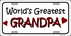 LP - 274 World s Greatest Grandpa License Plate - 315