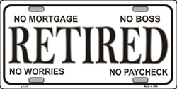 LP - 276 Retired License Plate - 327