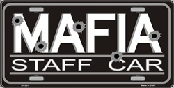 LP - 351 Mafia Staff Car License Plate - 35