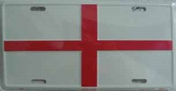 LP - 479 England Flag License Plate - 2365