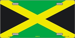 LP - 485 Jamaica Flag License Plate - 2375