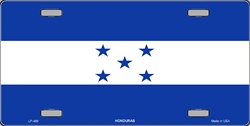 LP - 489 Honduras Flag License Plate - 2386