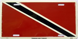 LP - 497 Trinidad and Tobago Flag License Plate - 2411