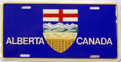 LP - 500 Alberta Canada License Plate - 2668