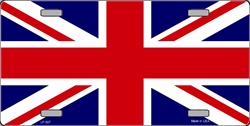 LP - 507 Britain Flag License Plate - 477