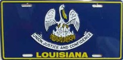 LP - 518 Louisiana License Plate - 853