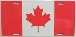 LP - 524 Canada Flag License Plate - 891