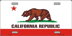 LP - 531 California License Plate - 952