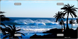 LP - 543 Ocean Wave License Plate - AB009