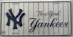 LP - 570 NY New York Yankees Pinstripe License Plate - 2005