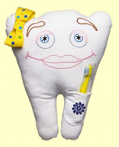 Whitepigeon GIRL Your Tooth Fairy Pillow - Girl