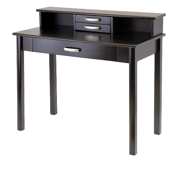 Desks For Home Office - Winsome 92271 Liso 2pc Home Office Set - Computer Desk With Hutch - Espresso