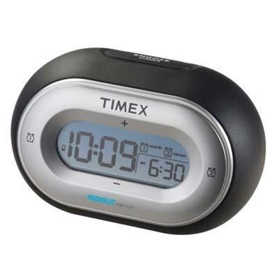 iHome T116B Timex Nano Color Jelly Dual Alarm Clock - Black