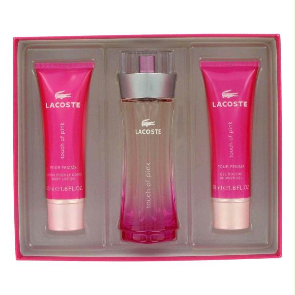 Lacoste Gift Set - Lacoste 452523 Gift Set - 1.6 Oz Eau De Toilette Spray + 1.6 Oz Body Lotion + 1.6 Oz Shower Gel